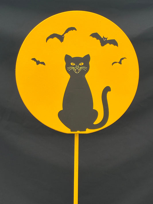 Halloween Walkway Decoration - Moon Scene